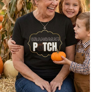 Custom family matching pumpkin patch  T-Shirt
