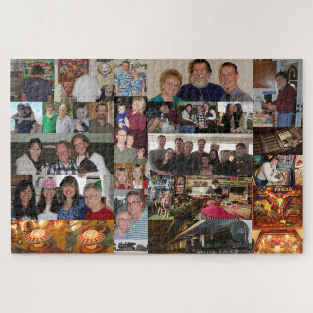Custom Family Memories Jigsaw Puzzle (Horizontal)