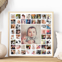 Custom Family Memories Photo Collage Personalised