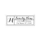 Custom Family Monogram, Name and Return Address