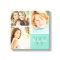 Custom Family Monogram Photo Collage Canvas Print