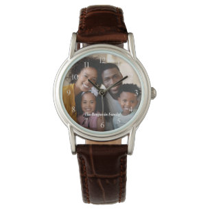 Custom Family Mum Dad Photo Name Personalise Watch