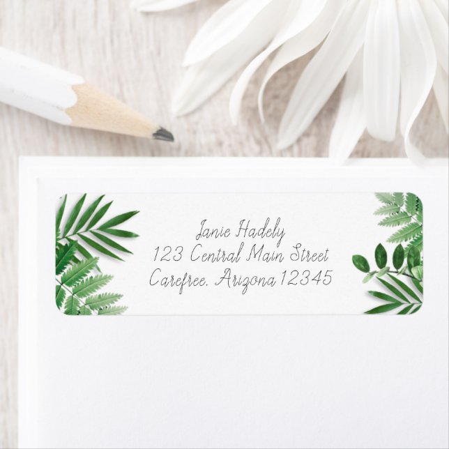 Custom Family Name Address Label (Insitu)