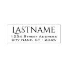 Custom Family Name and Return Address - Americana