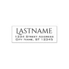 Custom Family Name and Return Address - Americana