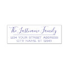 Custom Family Name and Return Address Handwritten