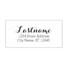 Custom Family Name and Return Address Whimsy font