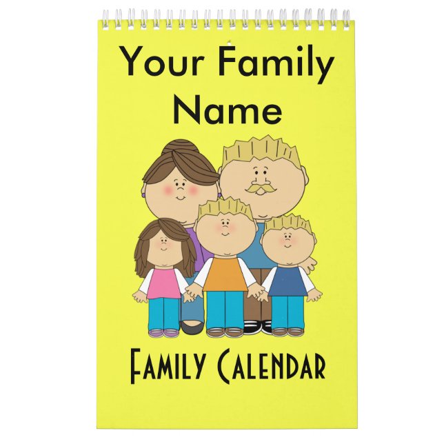 Custom Family Name Calendar (Cover)