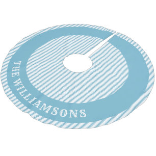 custom family name christmas tree skirt