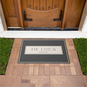 Custom Family Name  Doormat