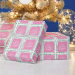 Custom Family Name Modern Pink & Green Christmas Wrapping Paper<br><div class="desc">Add a pop of playful charm to your holiday gifts with this personalised pink Christmas wrapping paper. Featuring the phrase "It’s the Most Wonderful Time of the Year" and your family name, this cheerful design combines modern typography with festive colours to make your presents stand out under the tree. Perfect...</div>