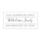 Custom Family Name | Modern Return Address