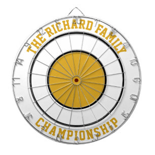 Custom Family Name Personalized Dartboard