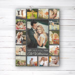 Custom Family Name Photo Collage Modern Gift Grey Fleece Blanket<br><div class="desc">This beautiful, personalised modern family keepsake grey fleece blanket is a trendy Instagram photo collage with your personal message and family name in ivory. Perfect to remember these special days like a wedding, birth of a child, or family reunion as well as a great holiday or Christmas gift for mum,...</div>