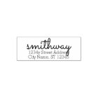 Custom Family Name Sacramento font Return Address
