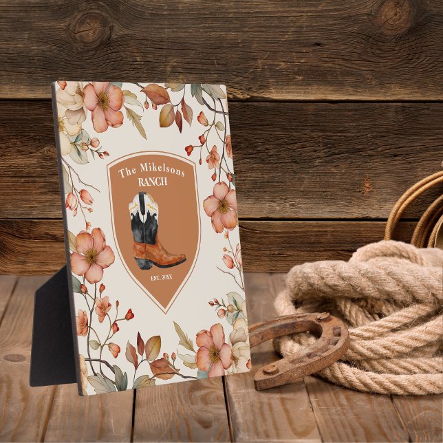 Custom Family Name Western Ranch Plaque (Creator Uploaded)