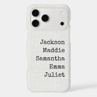 Custom Family Names Gift for Grandma & Mom