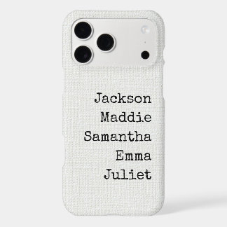 Custom Family Names Gift for Grandma & Mom