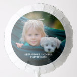 Custom Family Pet Dog Photo Personalise  Balloon<br><div class="desc">Custom Family Pet Dog Photo Personalise Doormat is great to give to a special child or adult. Personalise and have fun placing your photograph and message to welcome visitors to your child's play area or give as a special birthday gift.</div>