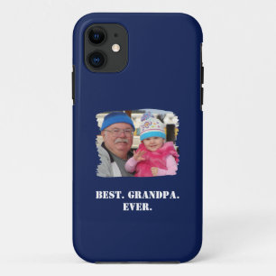 Custom Family Photo Abuelo Nonno Best Grandpa Ever Case-Mate iPhone Case