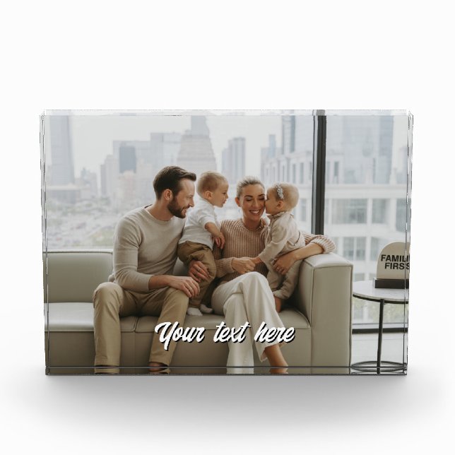 Custom Family Photo Block (Front)