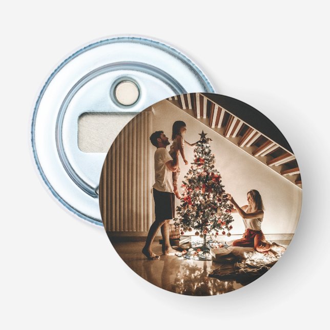 Custom Family Photo Bottle Opener (Front)
