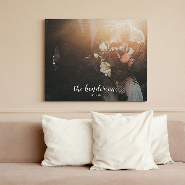 Custom Family Photo Canvas Print (Custom Family Photo Canvas Print)