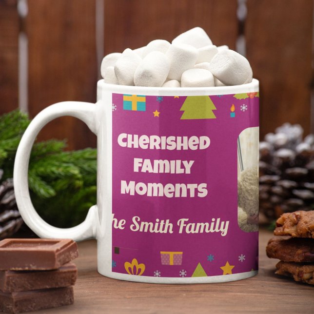 Custom Family Photo Christmas Gifts for Daughter Mug (Custom Family Photo Christmas Gifts for Daughter)