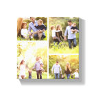 Custom Family Photo Collage Canvas Print