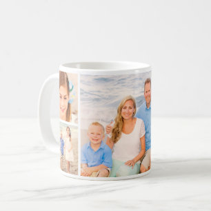 Custom Family Photo Collage Coffee Mug