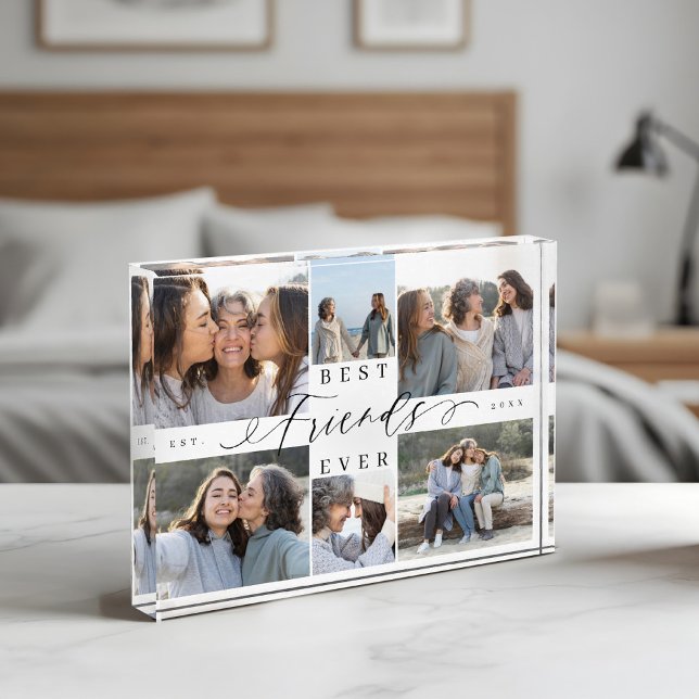 Custom Family Photo Collage Gift Best Friends Ever (Custom Family Photo Collage Gift Best Friends Ever)