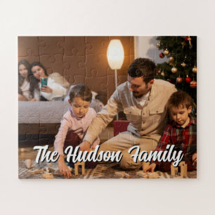 Custom Family Photo Collage Jigsaw Puzzle