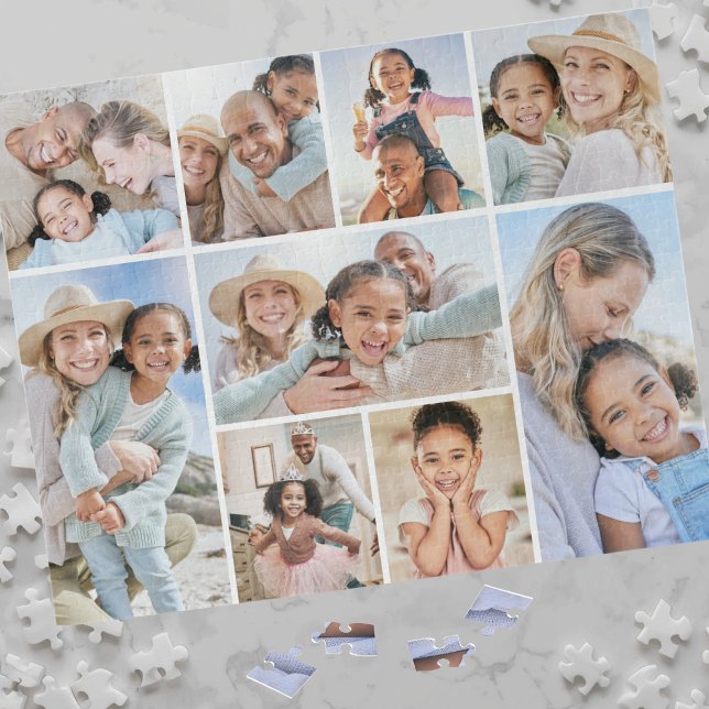 Custom Family Photo Collage Jigsaw Puzzle (Custom Family Photo Collage Jigsaw Puzzle)