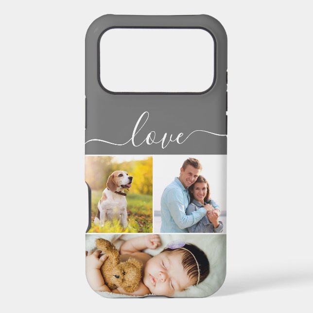 Custom Family Photo Collage Love Script (Back)