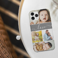 Custom Family Photo Collage Love Script