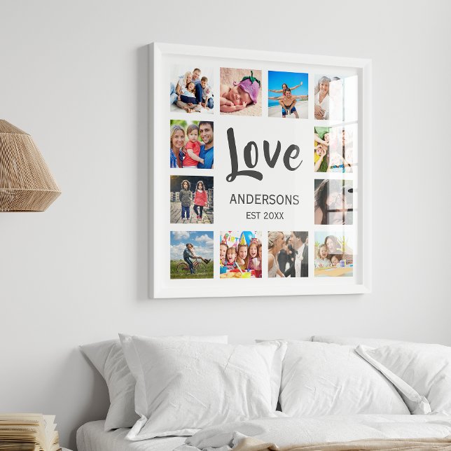 Custom Family Photo Collage Personalised White (Creator Uploaded)