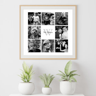 Custom Family Photo Collage Poster