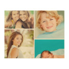 Custom Family Photo Collage Print on Wood