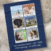 Custom Family Photo Collage Your Colour Choice