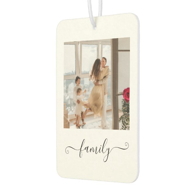 Custom Family Photo Freshener (Left)