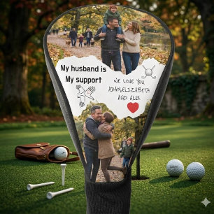 Custom Family Photo Golf Head Cover