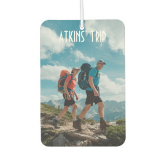 Custom Family Photo Hiking Car Air Freshener