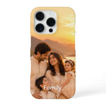 Custom Family Photo iPhone Case - Personalised Sun