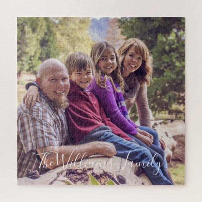 Custom Family Photo Jigsaw Puzzle (Vertical)