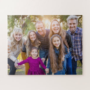Custom Family Photo Jigsaw Puzzle