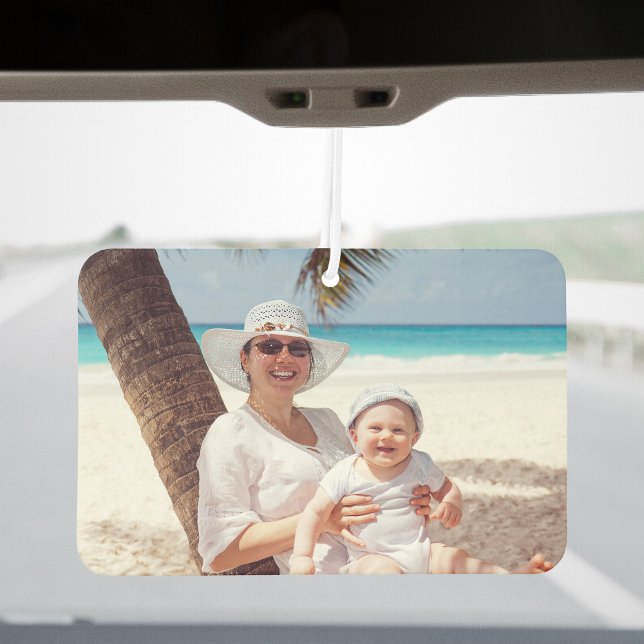 Custom Family Photo Keepsake Memories Gift Car Air Freshener (Creator Uploaded)