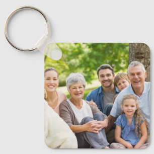 Custom Family Photo Key Ring