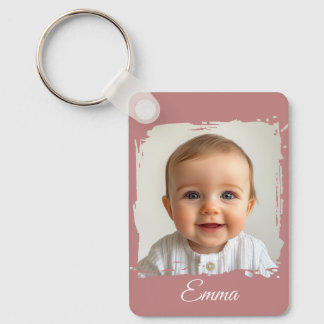 Custom Family Photo Keychain Double-Sided 2 photo
