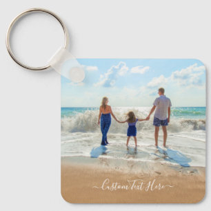 Custom Family Photo Keychain Your Own Design