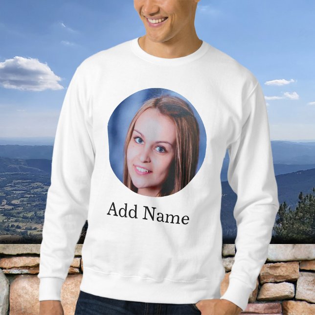Custom Family Photo Name Personalised Sweatshirt (Creator Uploaded)